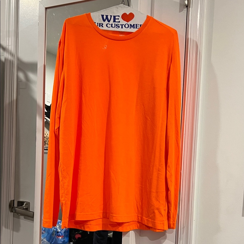 Athletic Works Vibrant Orange Shirt
